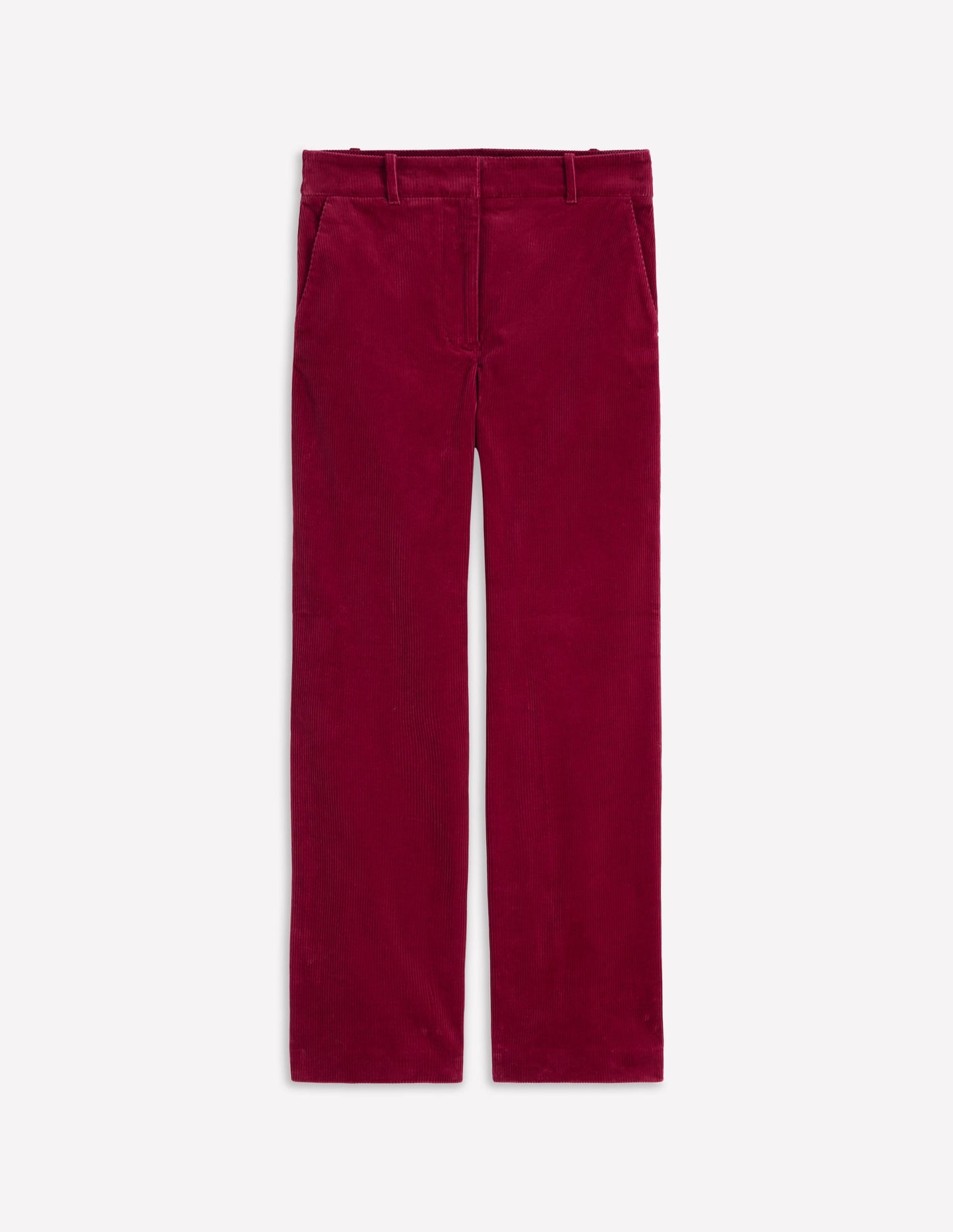 Canonbury Cord Pants-Burgundy Red