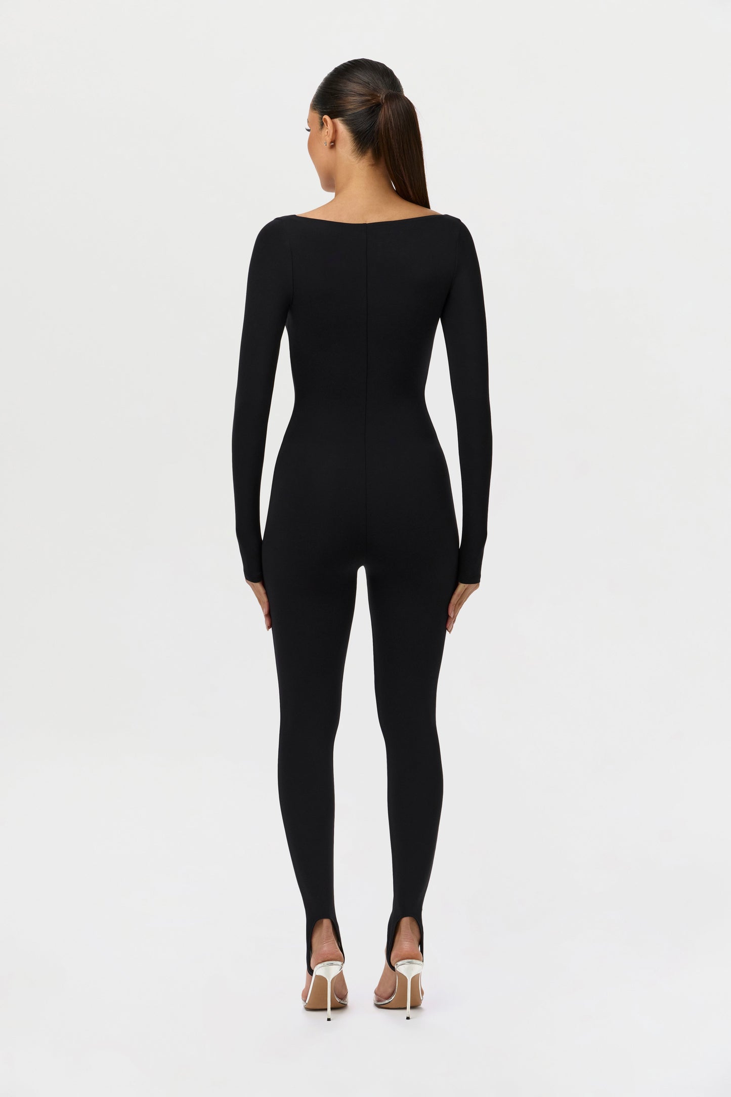 Naked Scoop Stirrup Jumpsuit