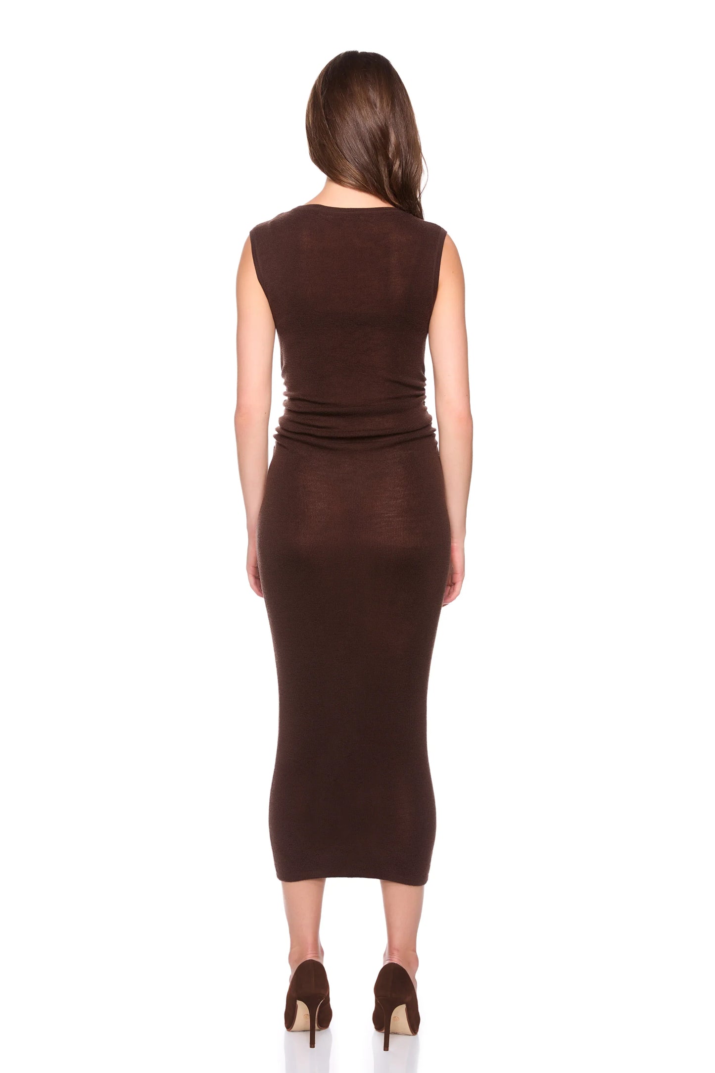 Susana Monaco Light Merino Boat Neck Midi Sweater Dress