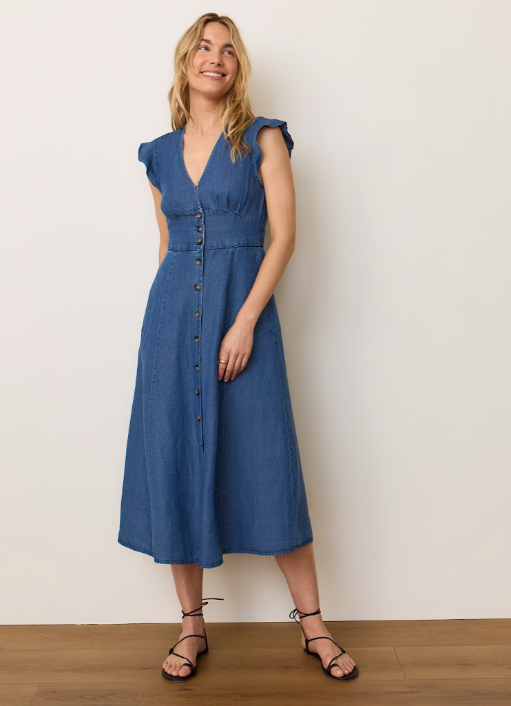 Marine Layer Camila Midi Dress