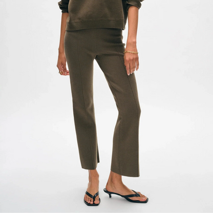 White + Warren Superfine Organic Cotton Kick Flare Pants
