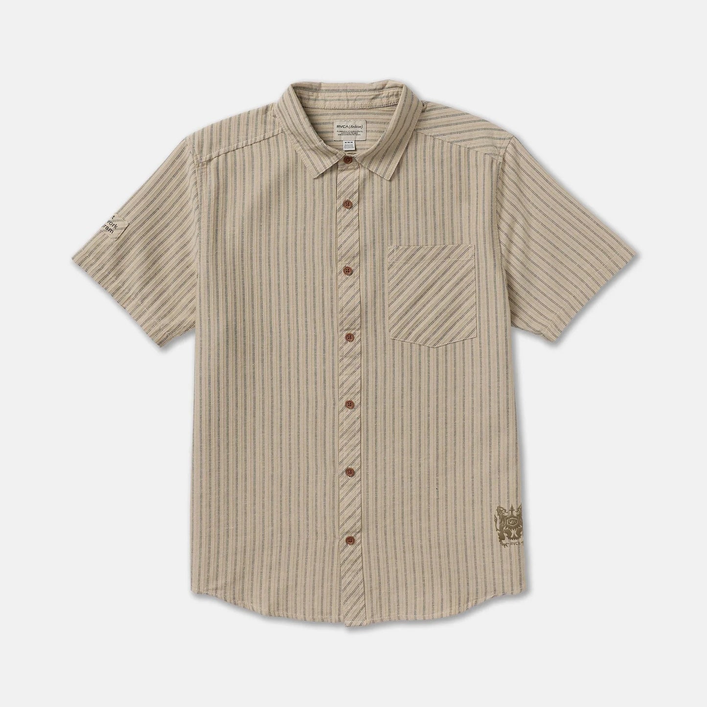 RVCA Archive Stripe Short Sleeve Shirt