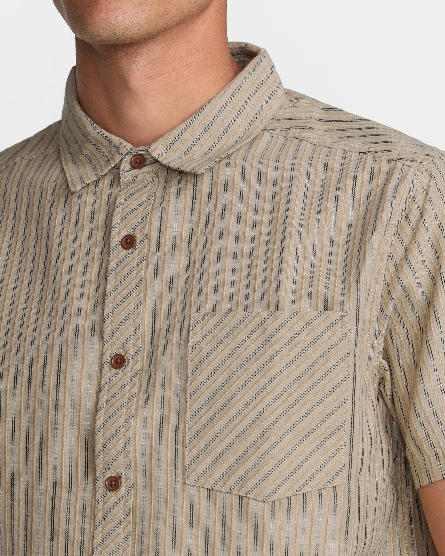 RVCA Archive Stripe Short Sleeve Shirt