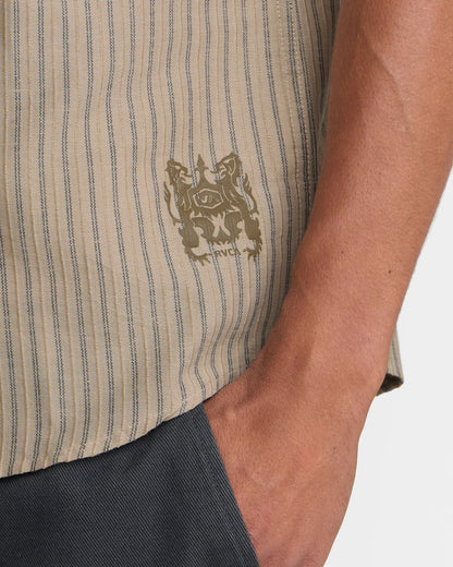 RVCA Archive Stripe Short Sleeve Shirt