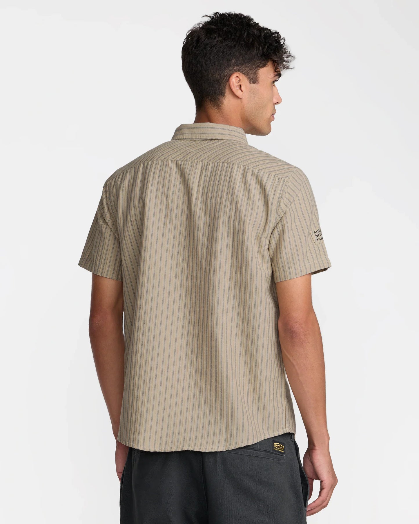 RVCA Archive Stripe Short Sleeve Shirt