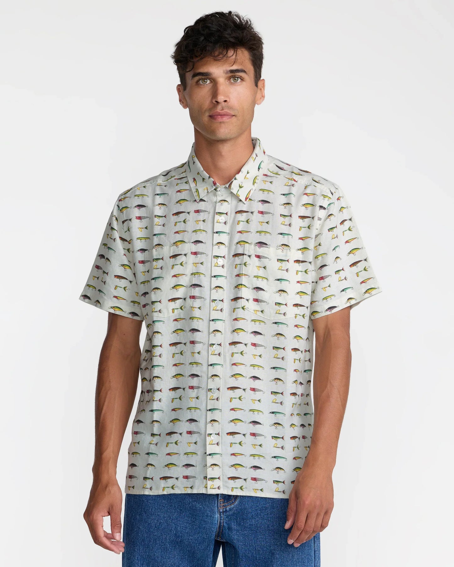 RVCA Tackle Shop Short Sleeve Shirt