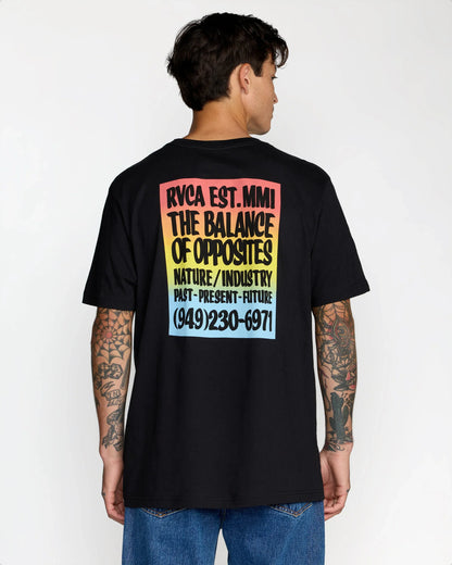 RVCA Screen Fade Short Sleeve Tee