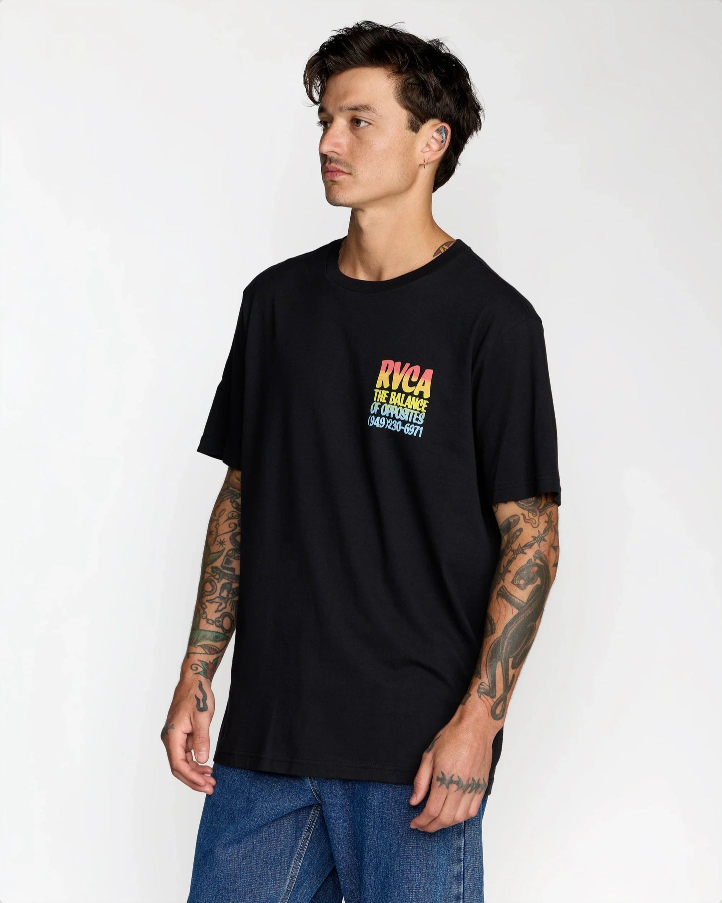 RVCA Screen Fade Short Sleeve Tee
