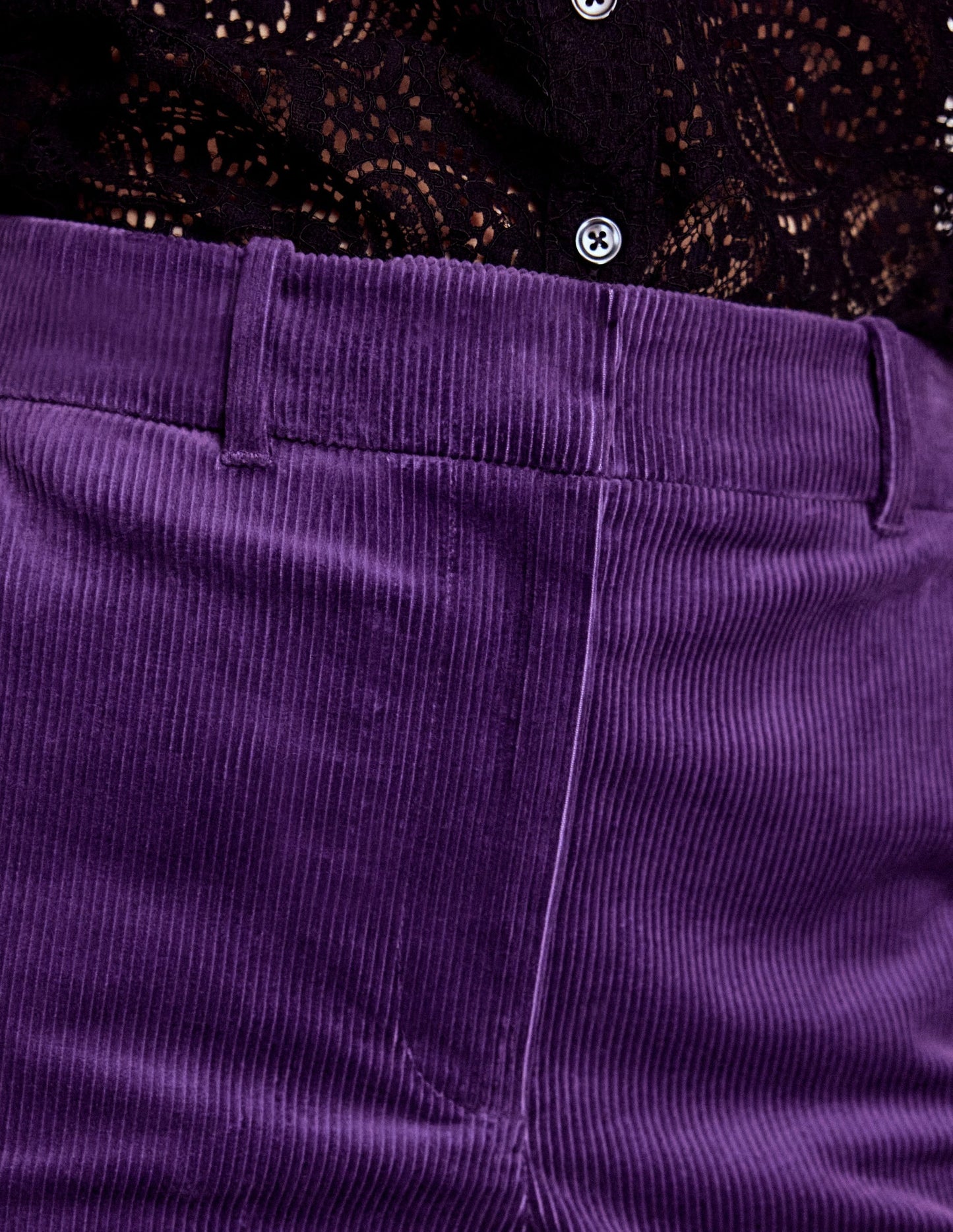 Canonbury Cord Pants-Mystical Purple