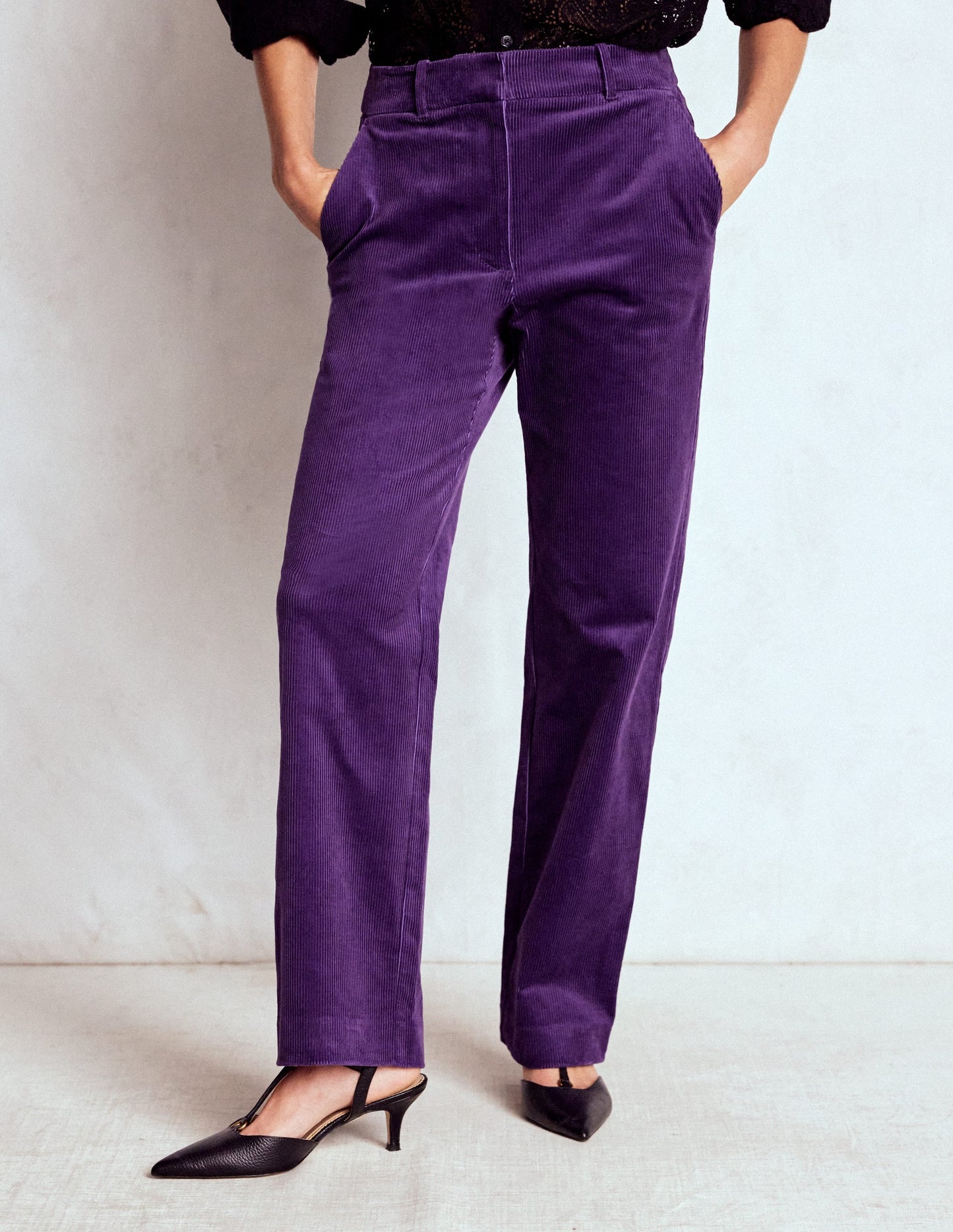 Canonbury Cord Pants-Mystical Purple