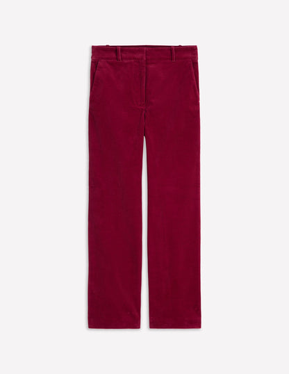 Canonbury Cord Pants-Burgundy Red
