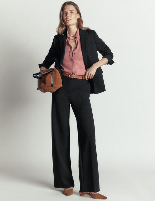 Belgravia Ponte Pants-Black