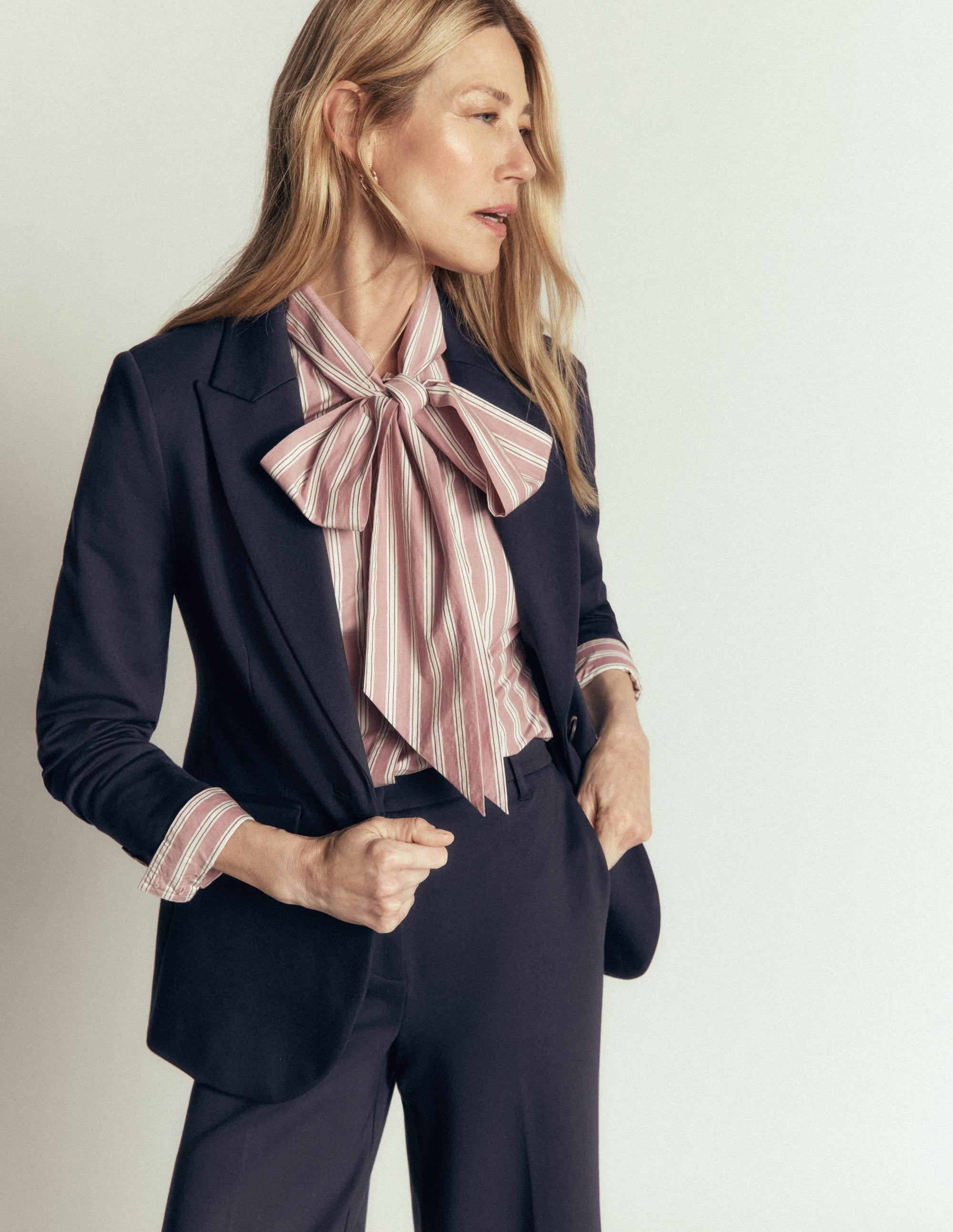 Marylebone Ponte Blazer-Navy