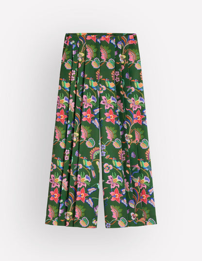 Regent Wide Leg Pants-Hunter Green, Orchid Canopy
