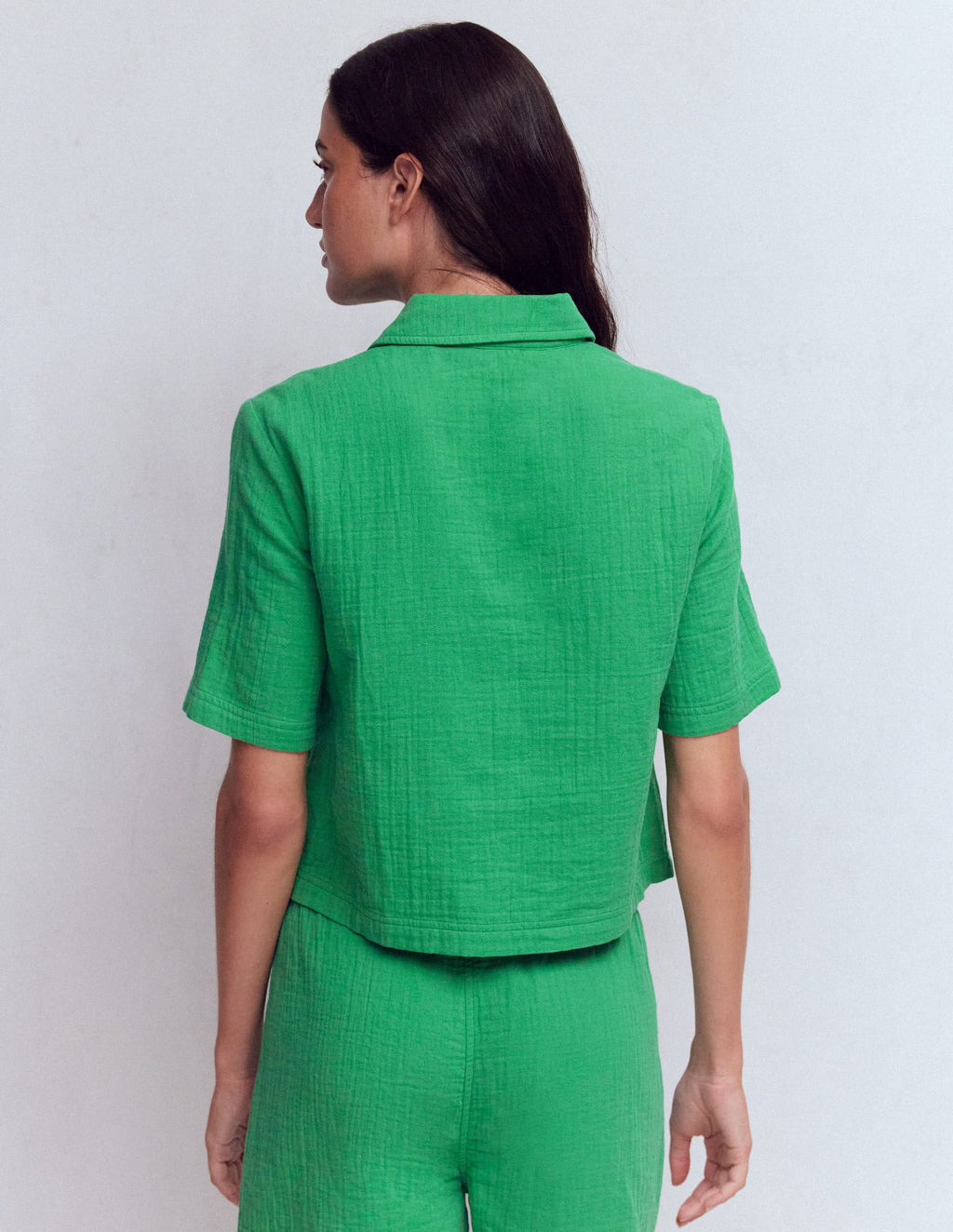 Double Cloth Shirt-Leprechaun Green