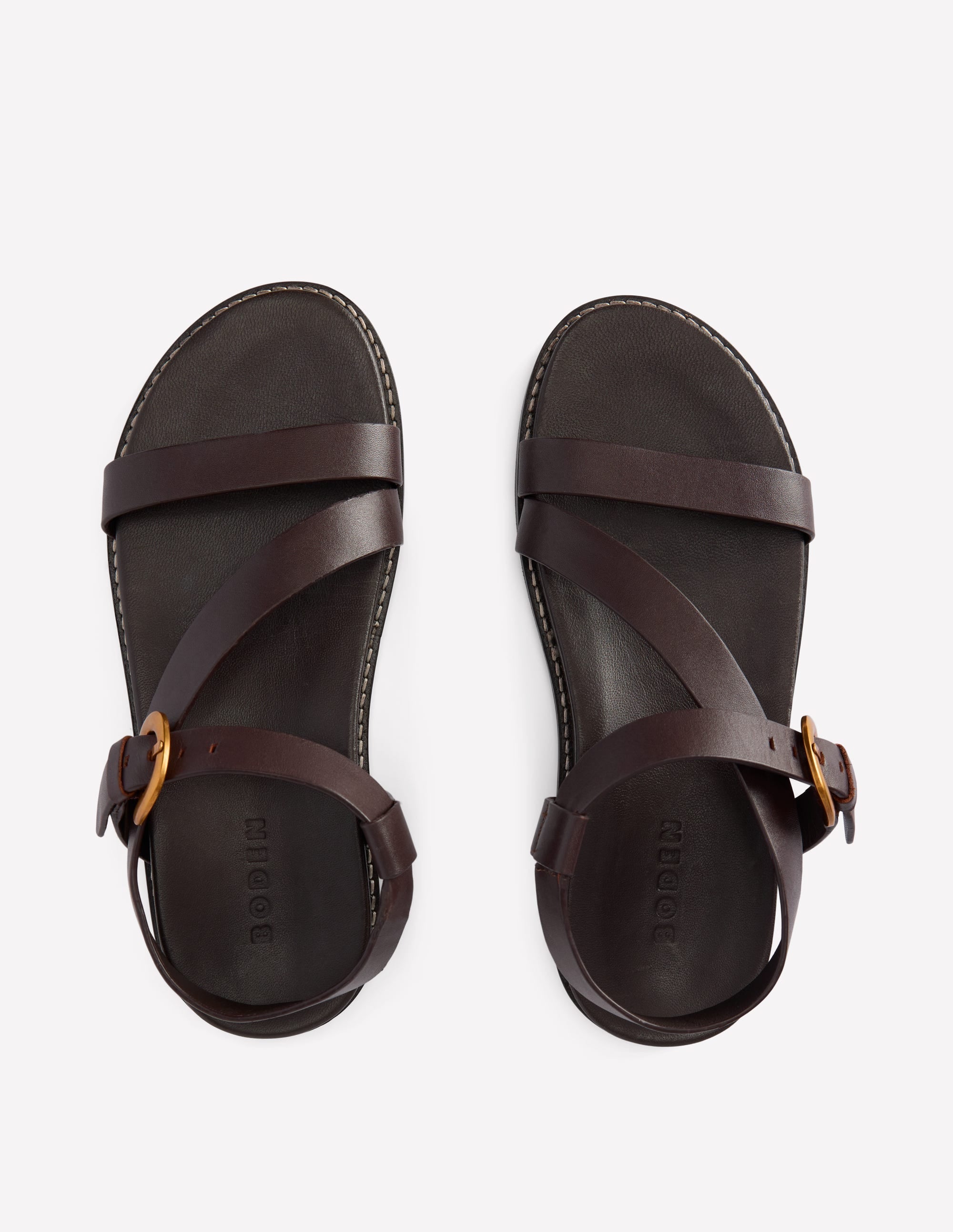 Chunky Asymmetric Sandal-Chocolate