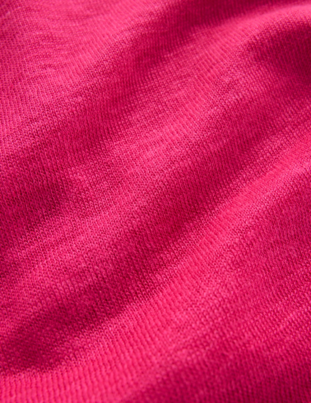 Agnes Linen Button T-Shirt-Pink Peony