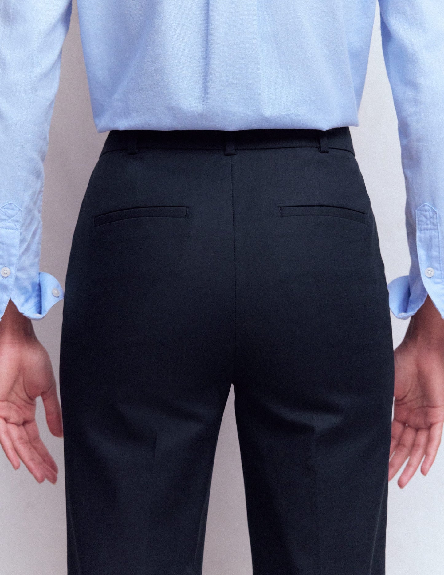 Canonbury Cotton 7/8 Pants-Navy