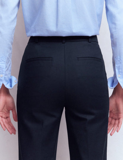 Canonbury Cotton 7/8 Pants-Navy