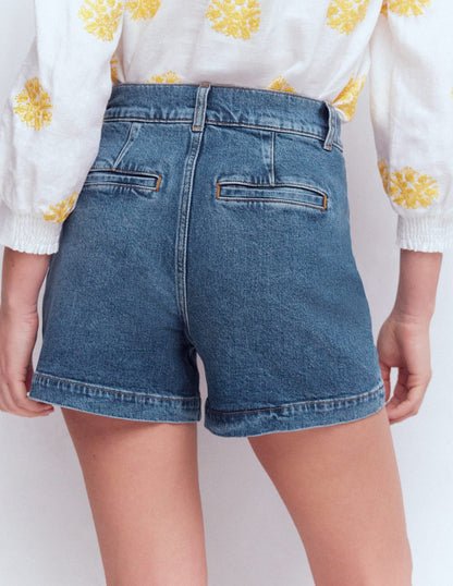 Primrose Denim Shorts-Mid Vintage