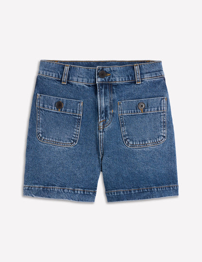 Primrose Denim Shorts-Mid Vintage