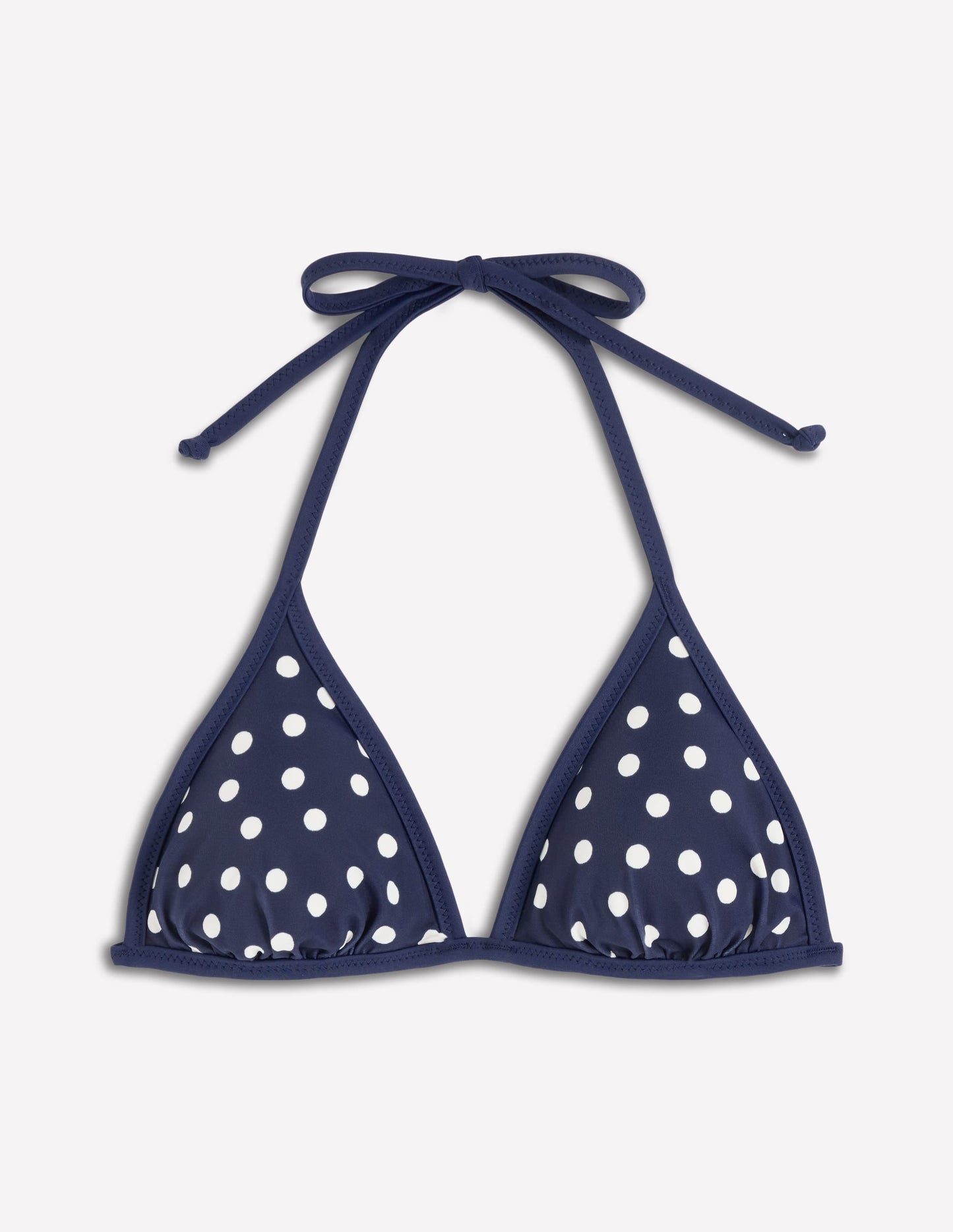 Symi Reversible Bikini Top-Navy, Stipe & Dot