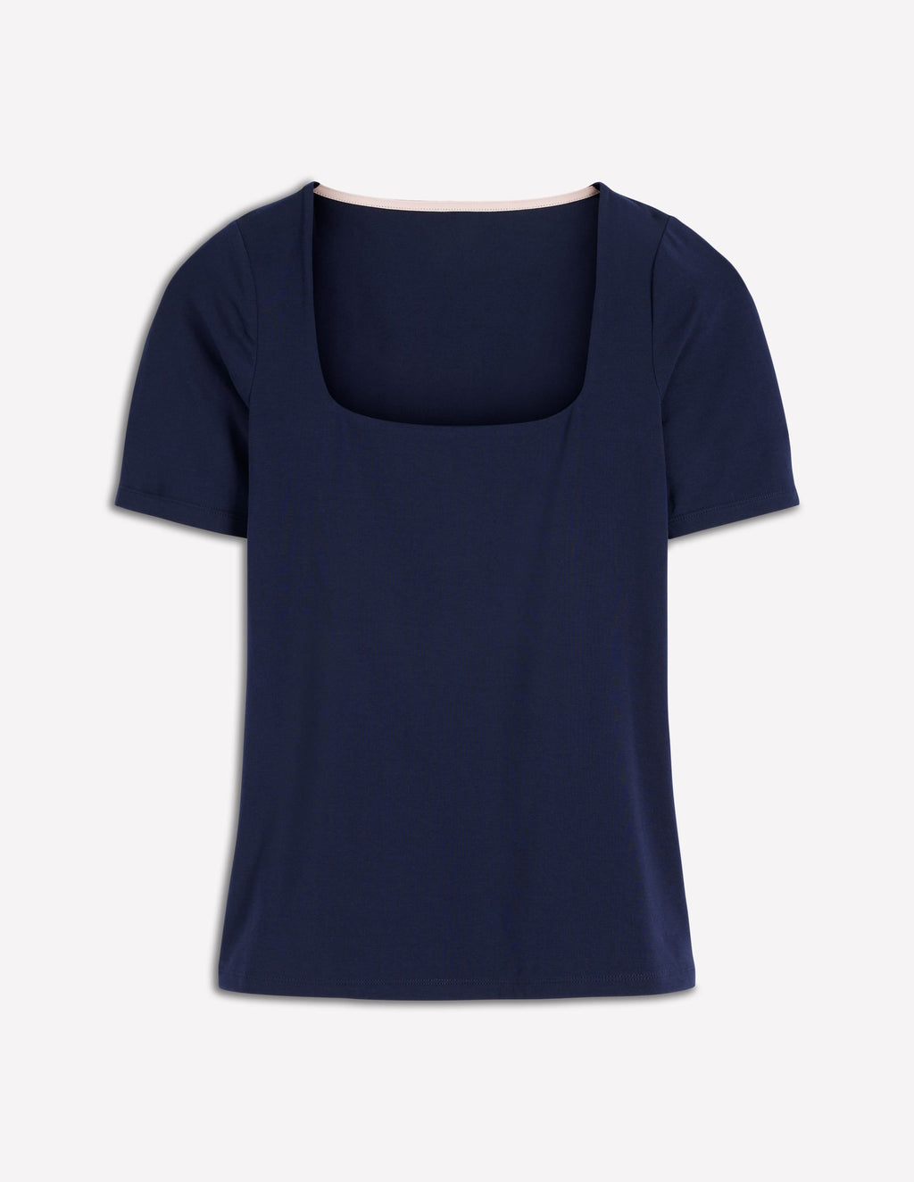 Brooke Double Layer T-shirt-Navy