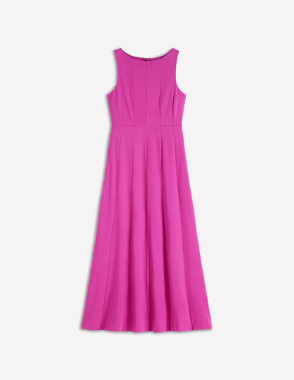 Sleeveless Ponte Midi Dress-Passion Flower