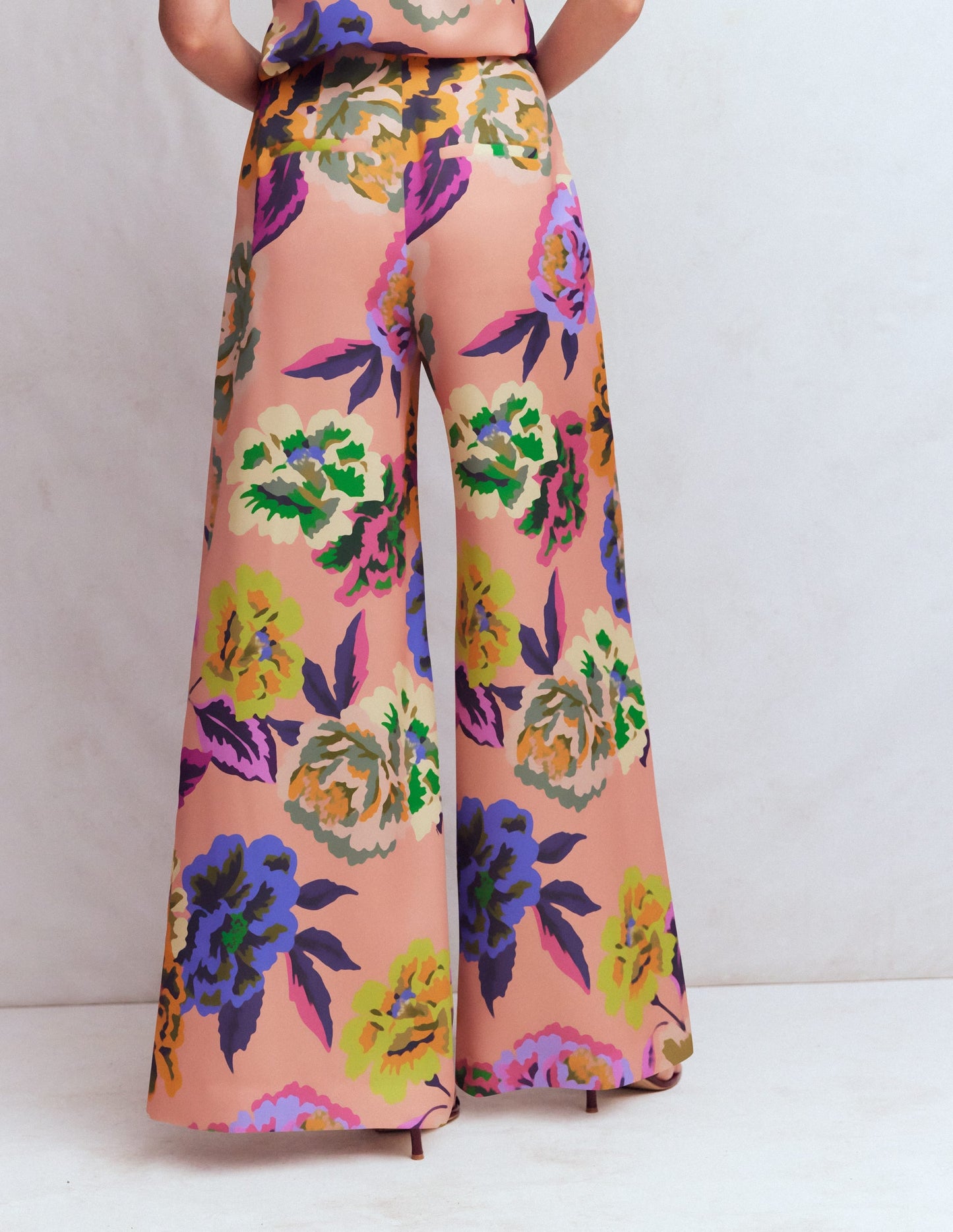 Regent Wide Leg Pants-Multi, Opulent Blossom