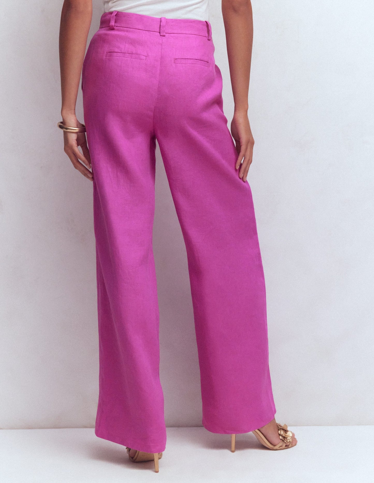 Belgravia Linen Pants-Passion Flower