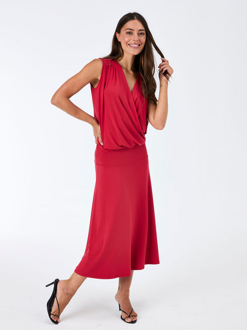 Lune Skirt - Cherry