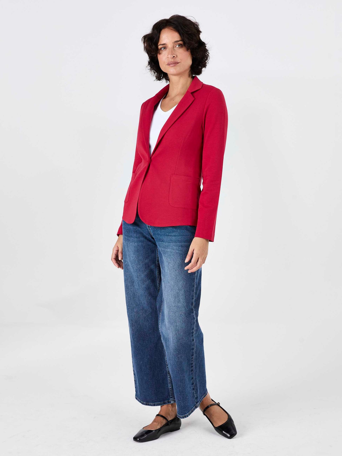 The Classic Jacket - Cherry