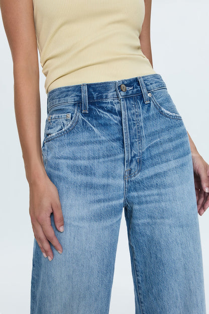 PISTOLA Ryder High Rise Cuffed Straight
