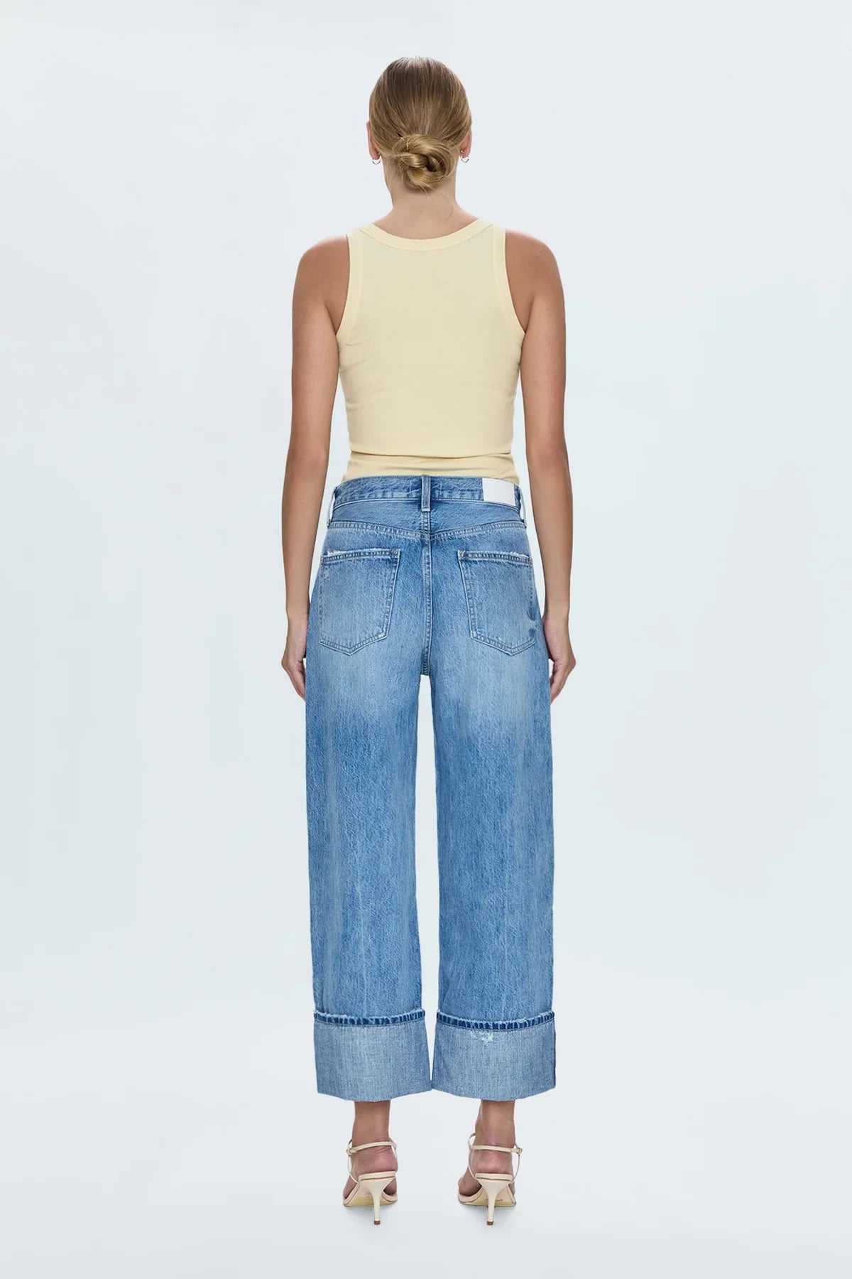 PISTOLA Ryder High Rise Cuffed Straight