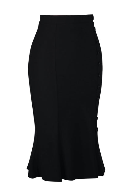 D'Amour Mermaid Wiggle Skirt (Black)
