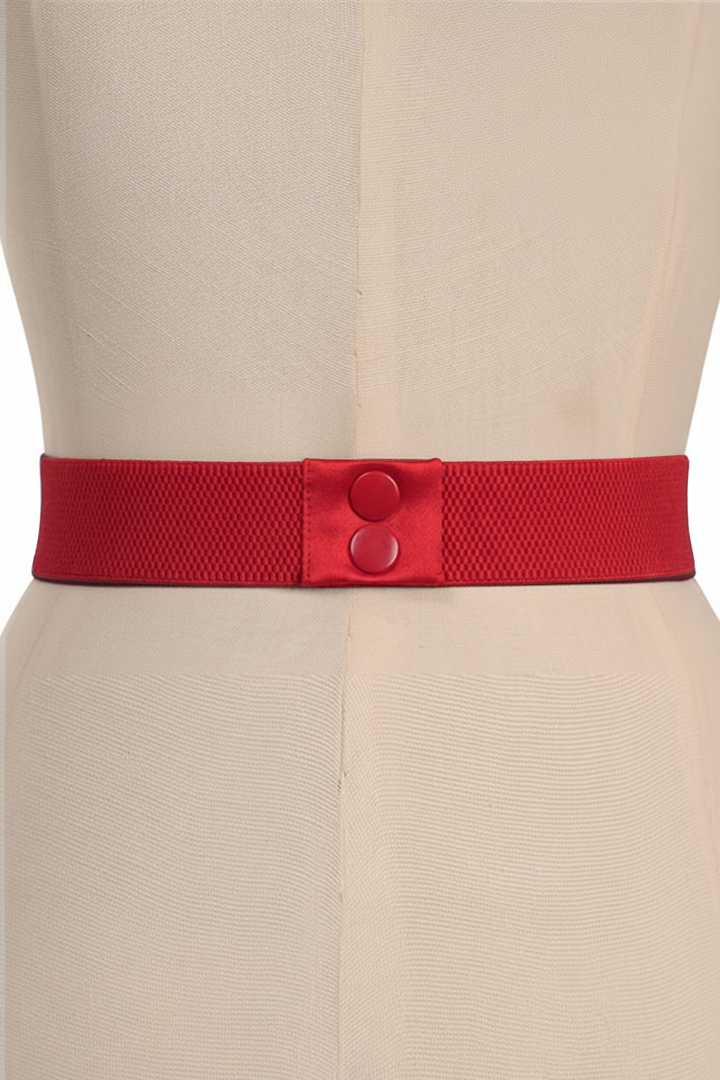 D'Amour Follies Velvet Bow Belt With Tails (Red)