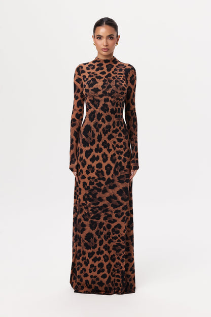 Naked Print Maxi Dress