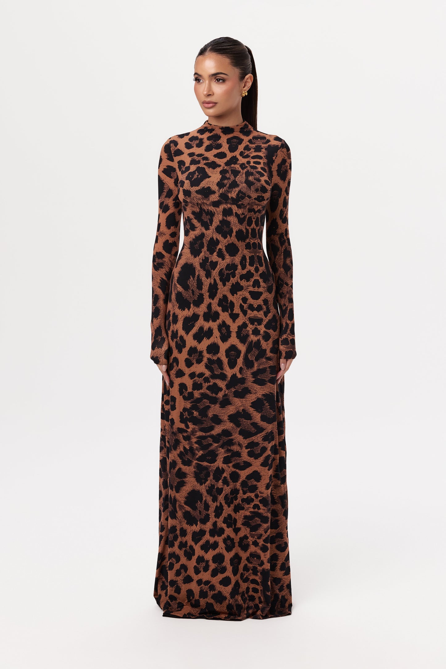 Naked Print Maxi Dress