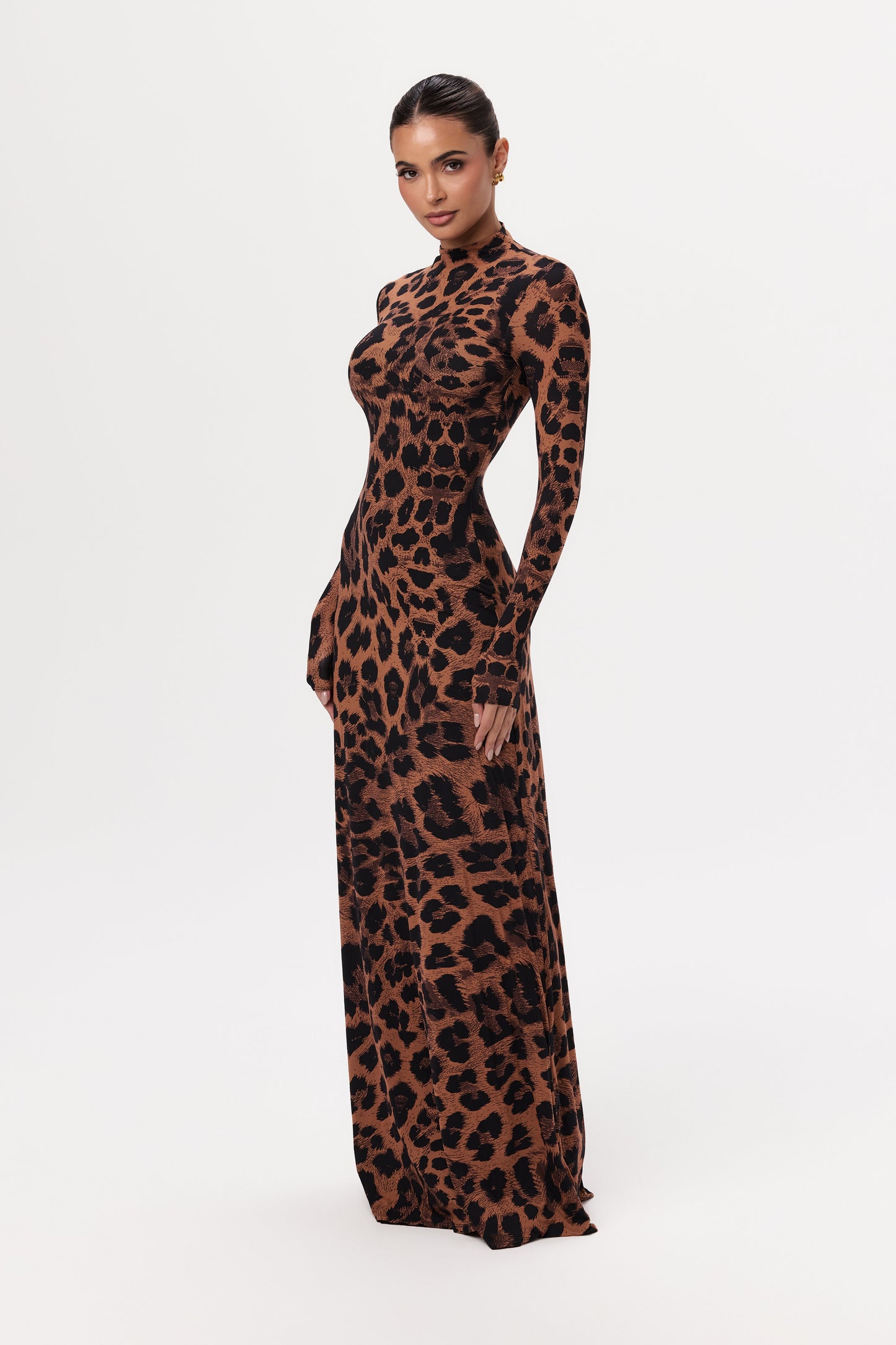 Naked Print Maxi Dress