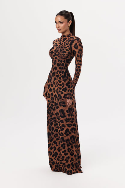 Naked Print Maxi Dress