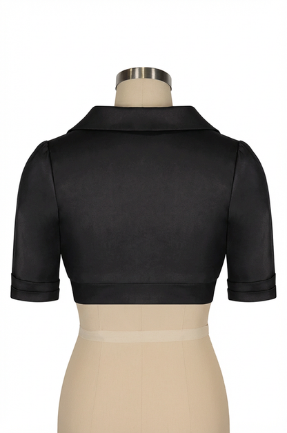 D'Amour Crop Jacket (Black)