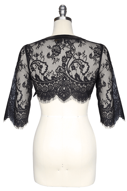D'Amour Lace Shrug (Black)