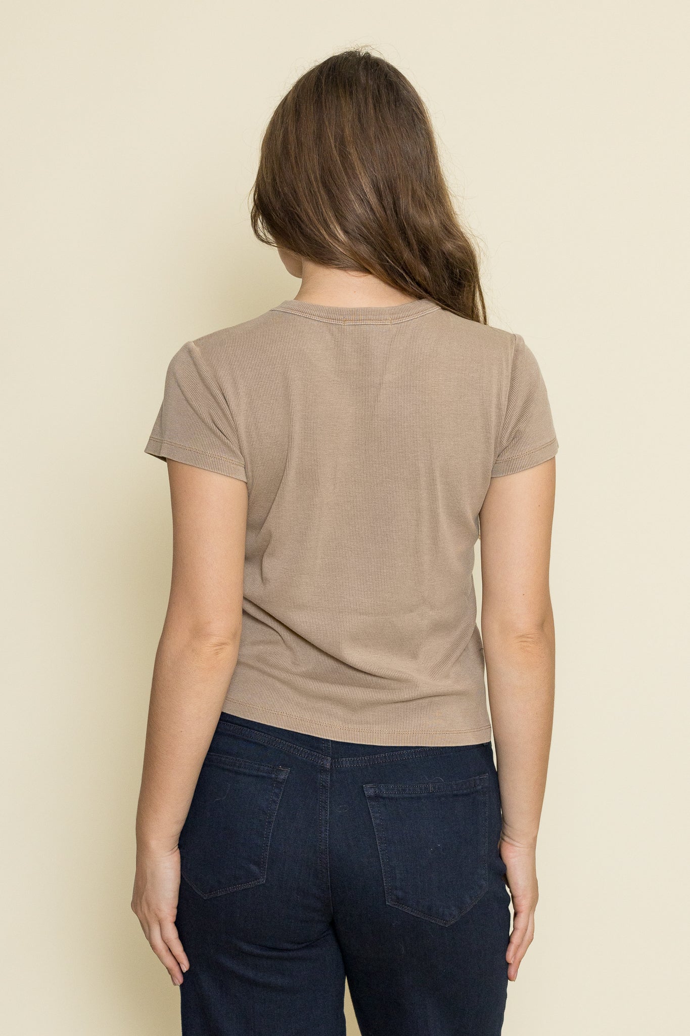 Lexi Rib Sun-In Crew Tee