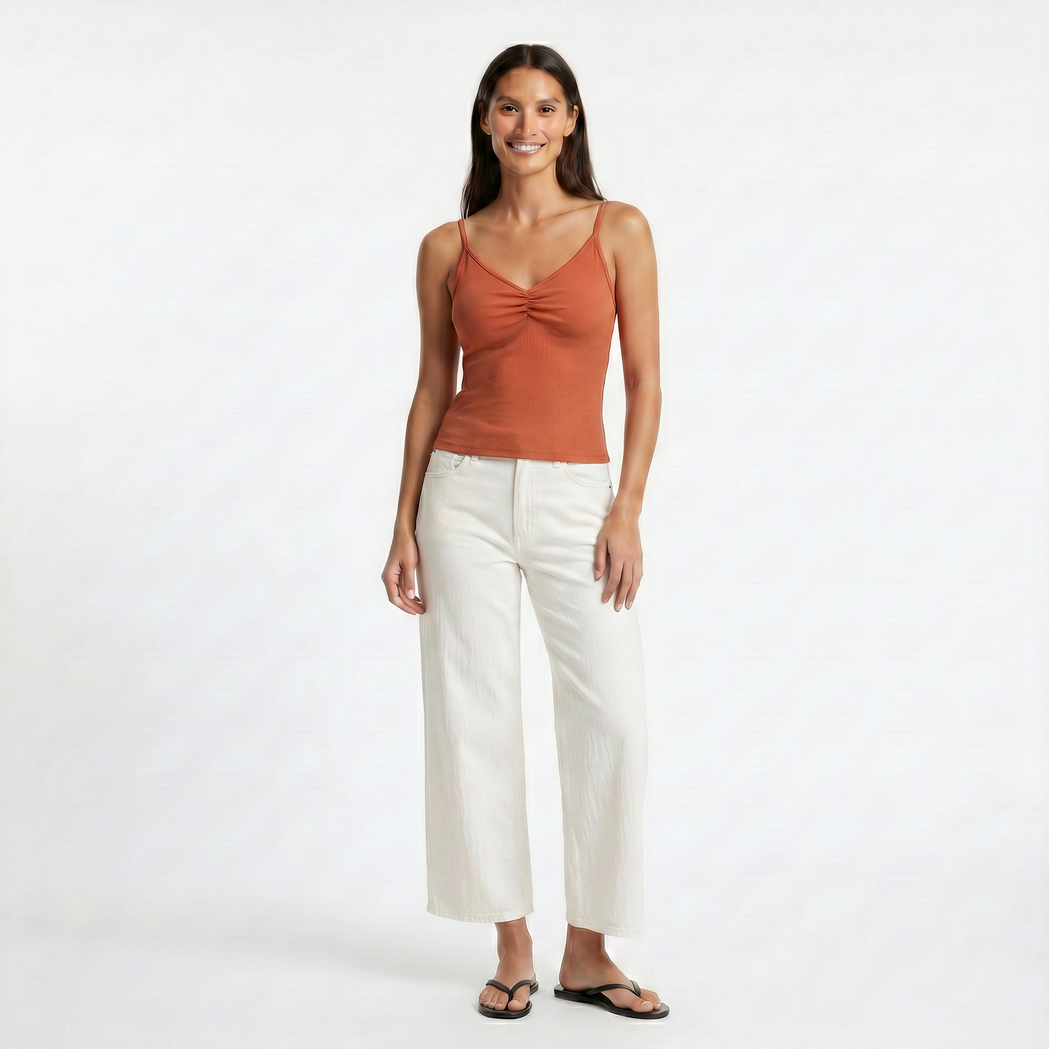 Shirred Front Cami