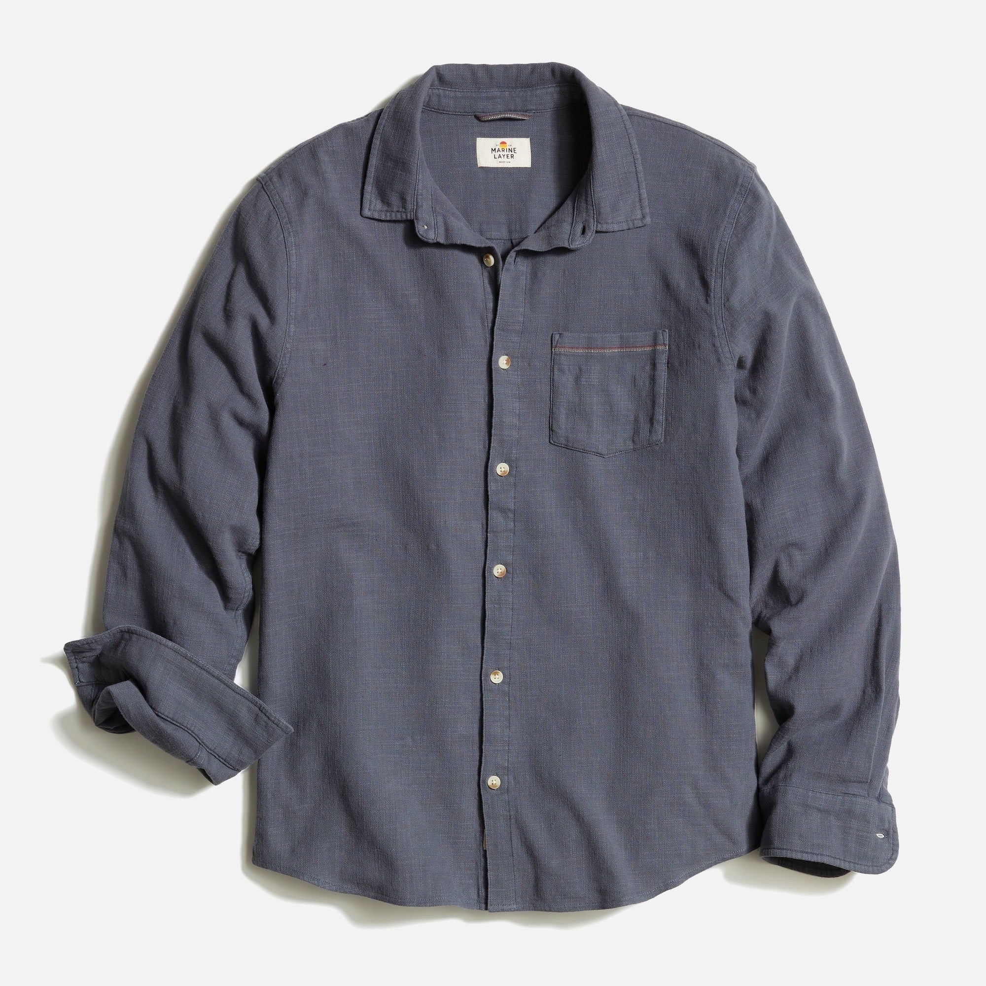 Marine Layer Classic Stretch Selvage Long Sleeve Shirt