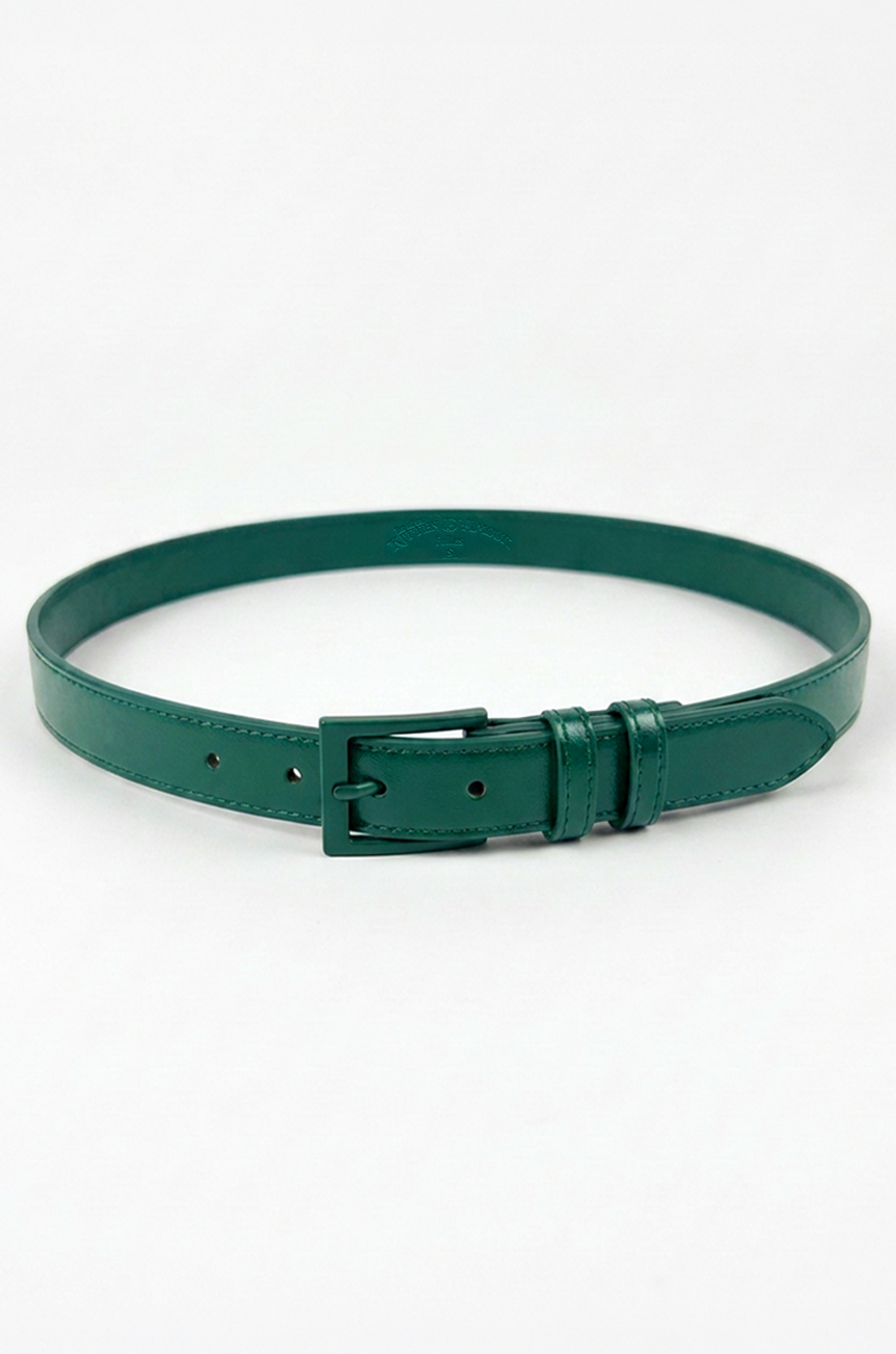 Belle Boheme Follies Skinny Belt (Green)