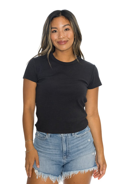 Lexi Rib Sun-In Crew Tee