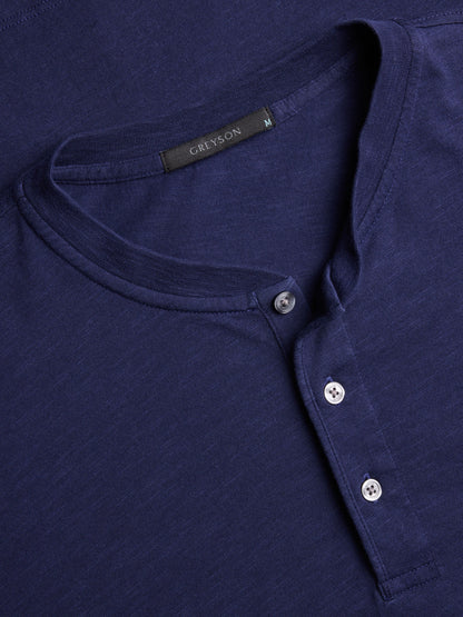 Alpha Slub Long Sleeve Henley