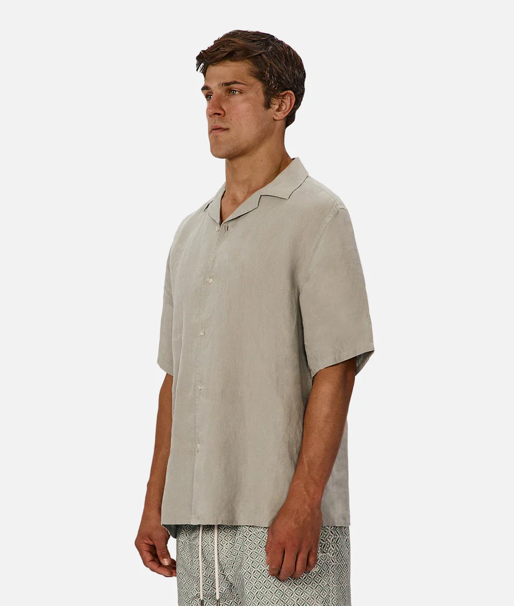 Industrie The St Martins Short Sleeve Linen Shirt