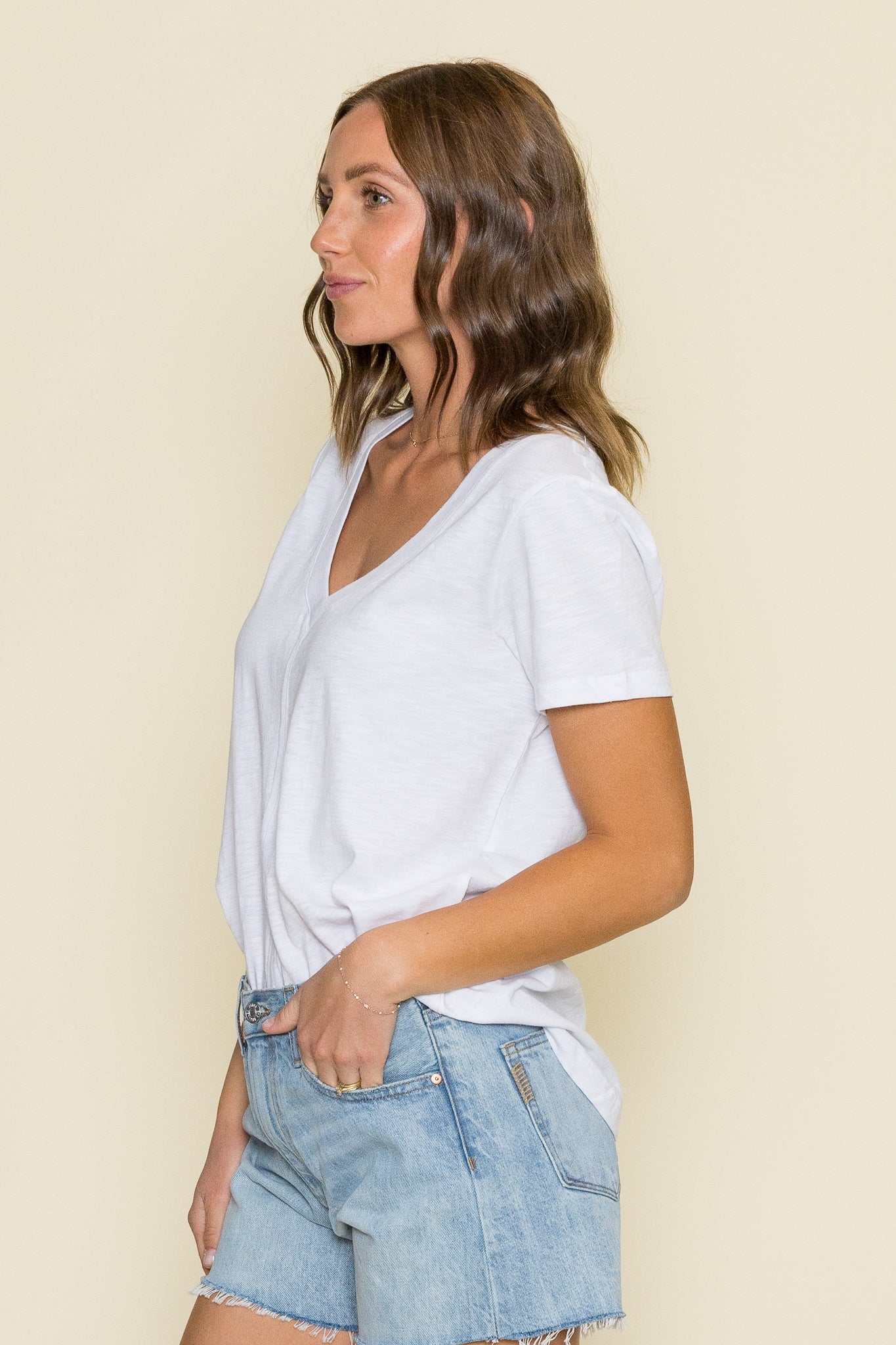 Asher V-Neck Tee